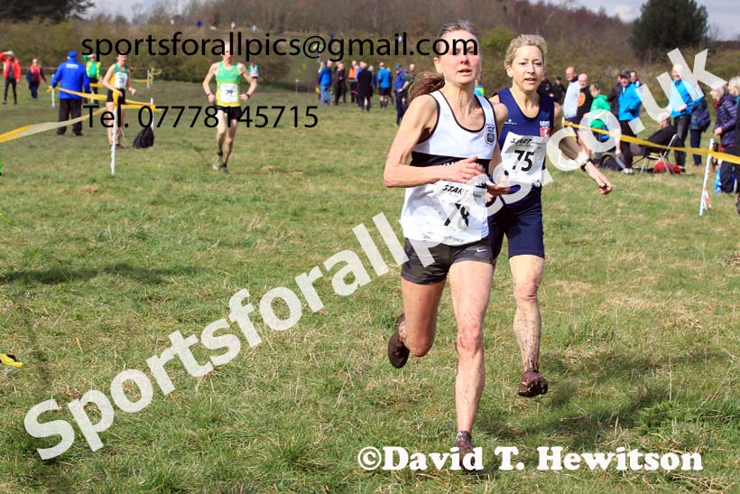 Womens and Mens 65+ in the 2023 BMAF Cross Country Champs., Wallsend. Photo: David T. Hewitson/Sports for All Pics
